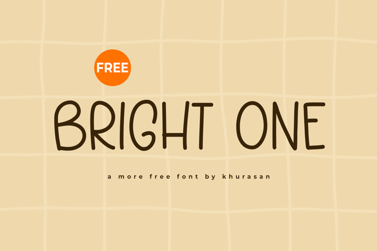 Preview of Bright One Font