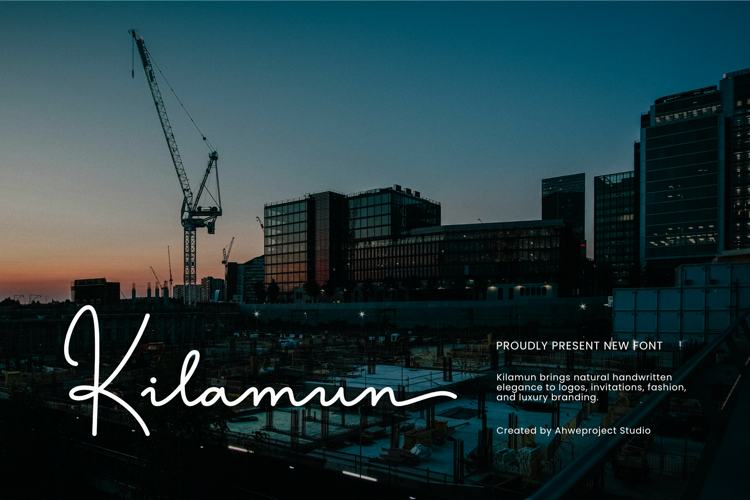 Preview of Kilamun Font