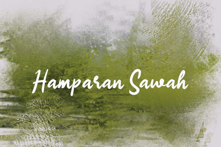 h Hamparan Sawah Font