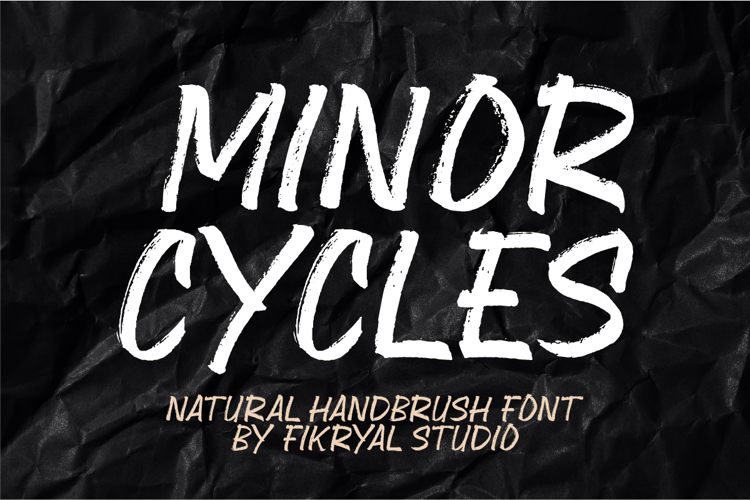 Minor Cycles Font