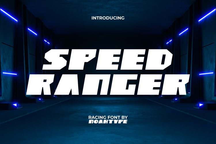Preview of Speed Ranger Font