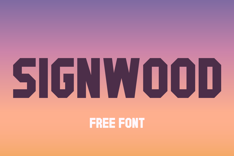 Signwood Font