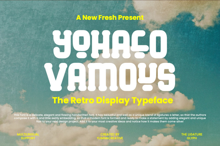 Yohalo Vamous Font