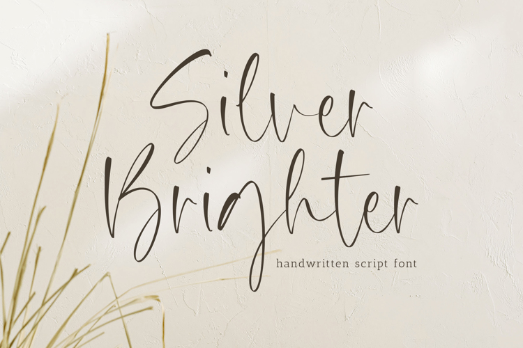 Silver Brighter Font