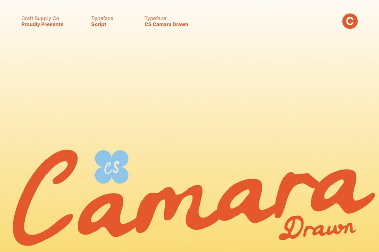Preview of CS Camara Drawn Font