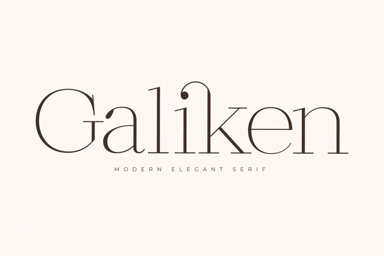 Galiken Font