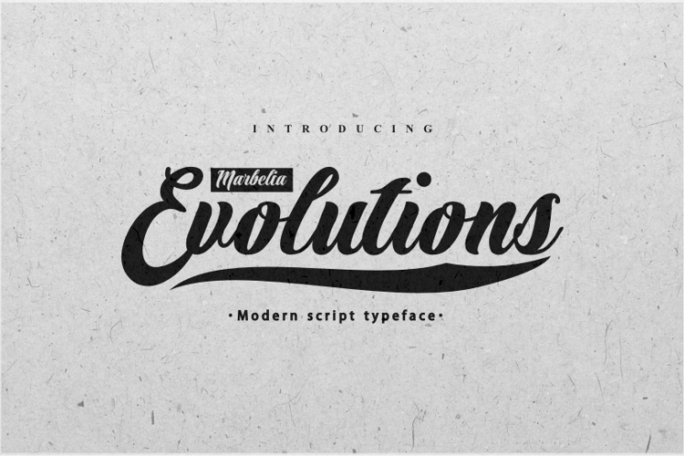 Marbelia Evolutions Font