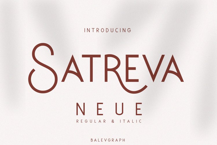 Satreva Neue Font