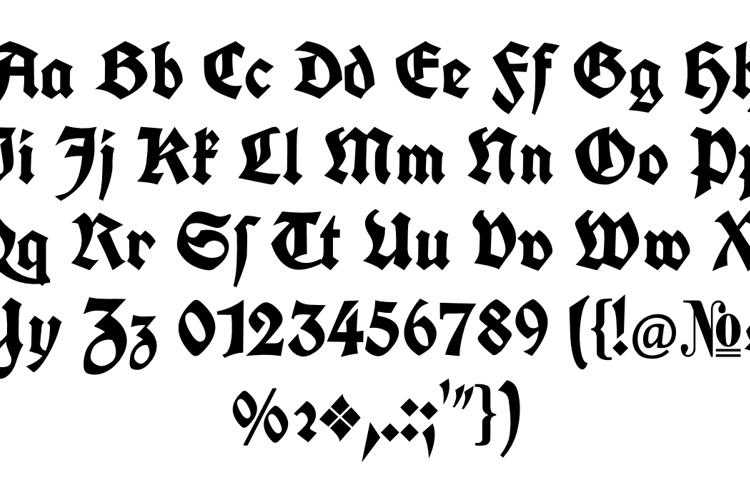Koch Fette Deutsche Schrift Font