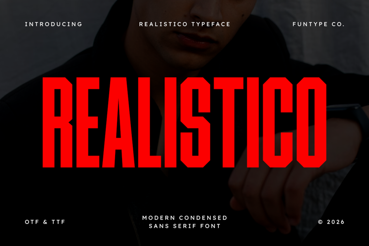 Preview of Realistico Font