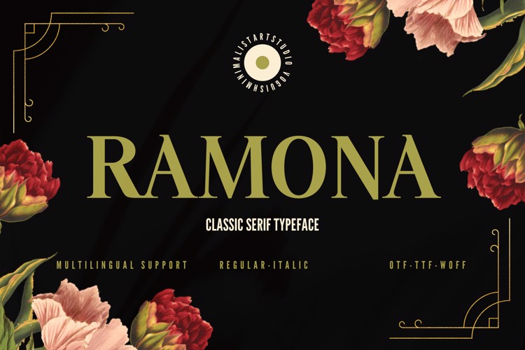 Preview of RAMONA Font