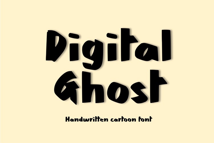 Preview of Digital Ghost Font