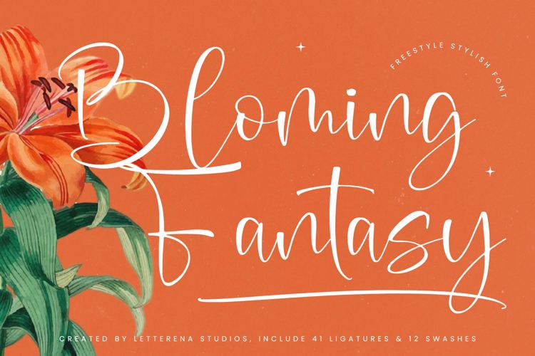 Bloming Fantasy VERSION Font