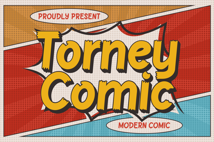 Preview of Torney Comic Font