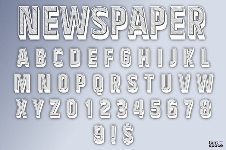 Newspaper Font