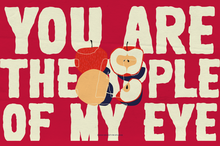 Preview of Snarl Rough Font