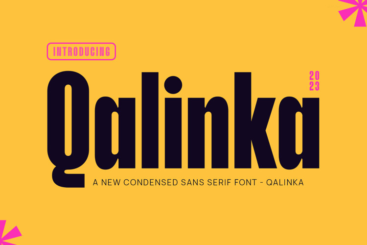 Preview of Qalinka Font