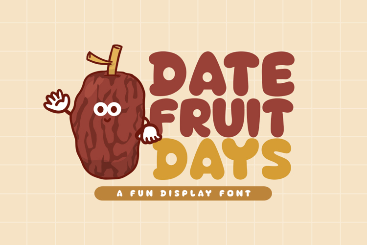 Date Fruit Days Font
