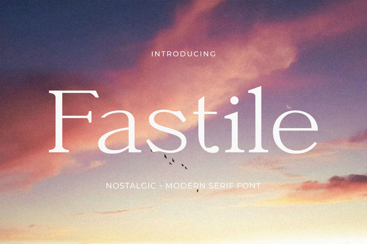 Preview of Fastile Font