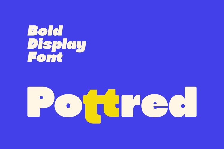 Preview of Pottred Font