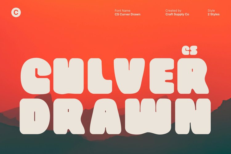 Preview of CS Culver Drawn Font