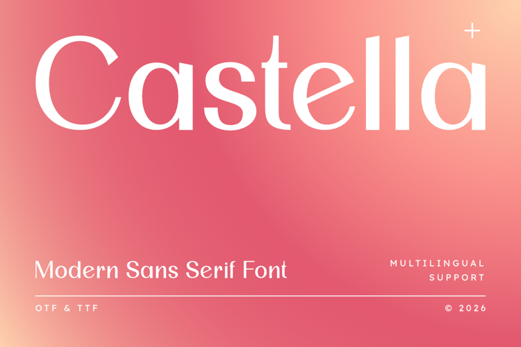 Preview of Castella Font