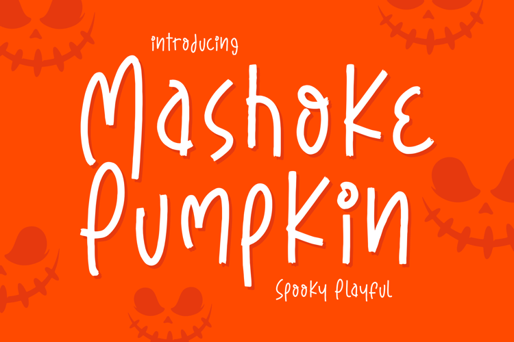 Mashoke Pumpkin Font