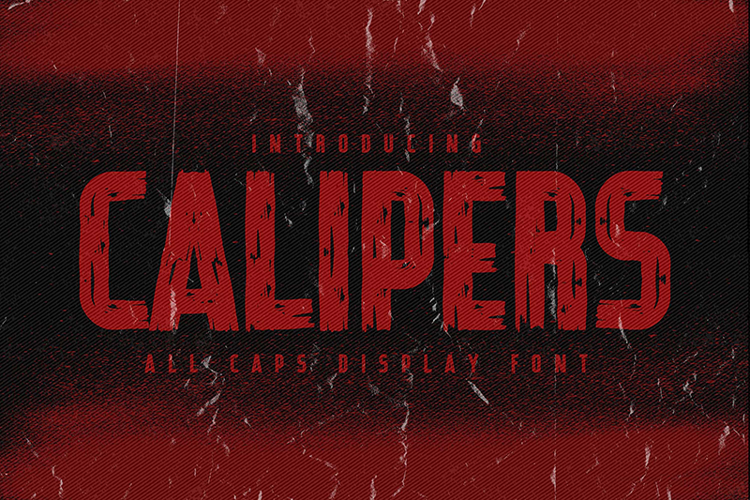 Calipers Font