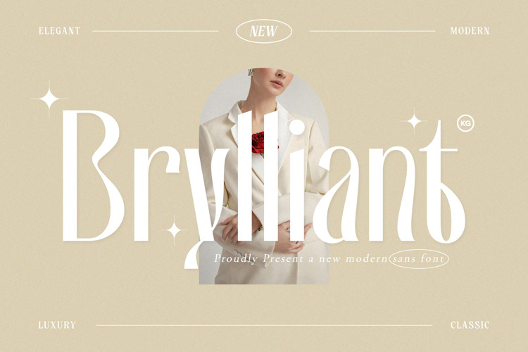 Preview of KG Brylliant Font