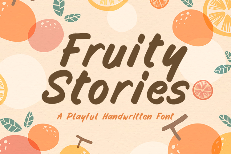 Fruity Stories Font