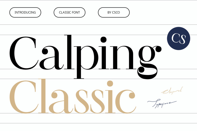 CS Calping Font