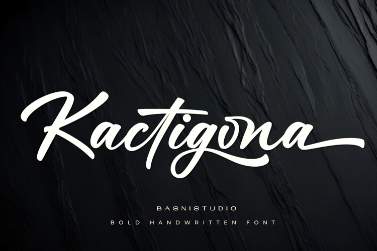 Preview of Kactigona Font
