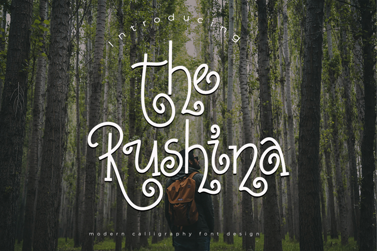 The rushina Font