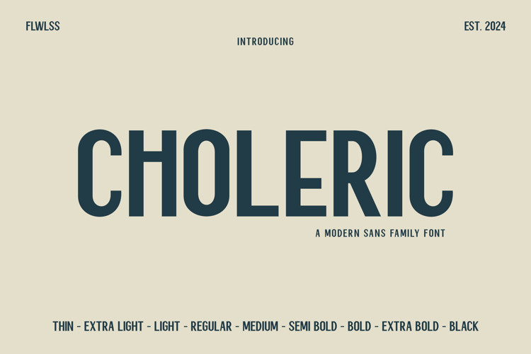 Choleric Font
