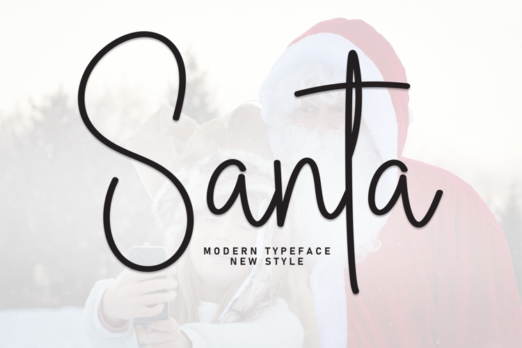 Preview of Santa Font