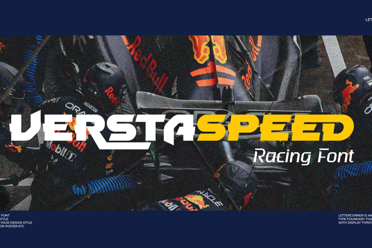 Preview of Verstaspeed Font