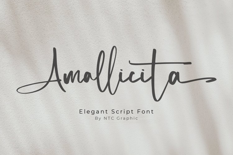 Preview of Amallicita Font