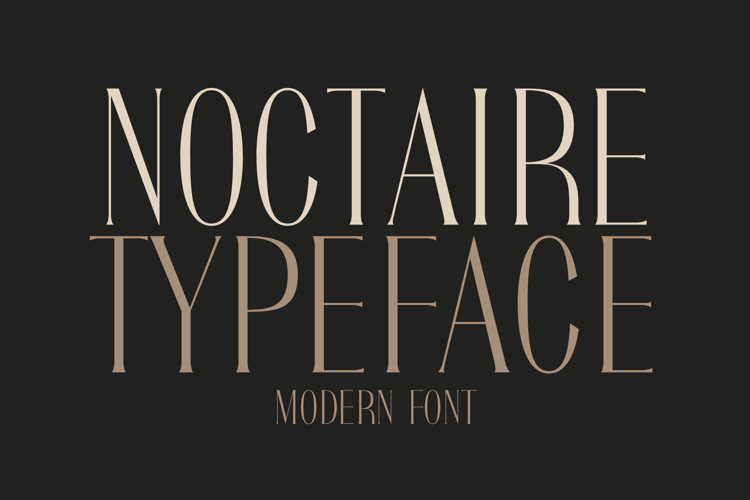 Preview of Noctaire Font