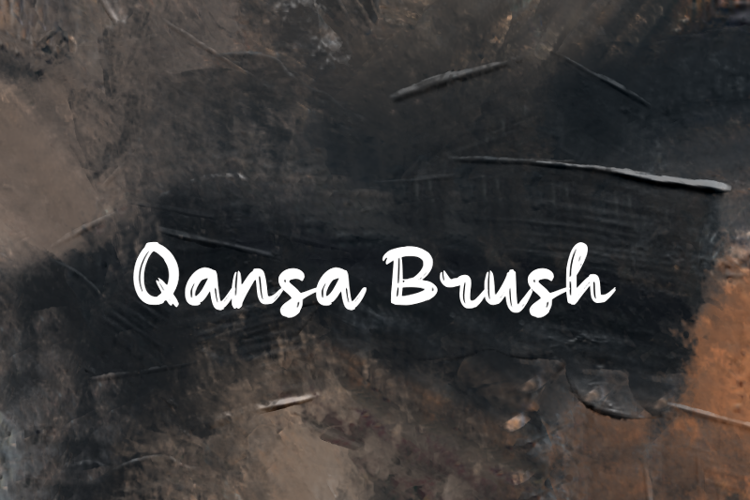 Qansa Brush Font