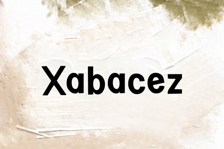 Preview of x Xabacez Font