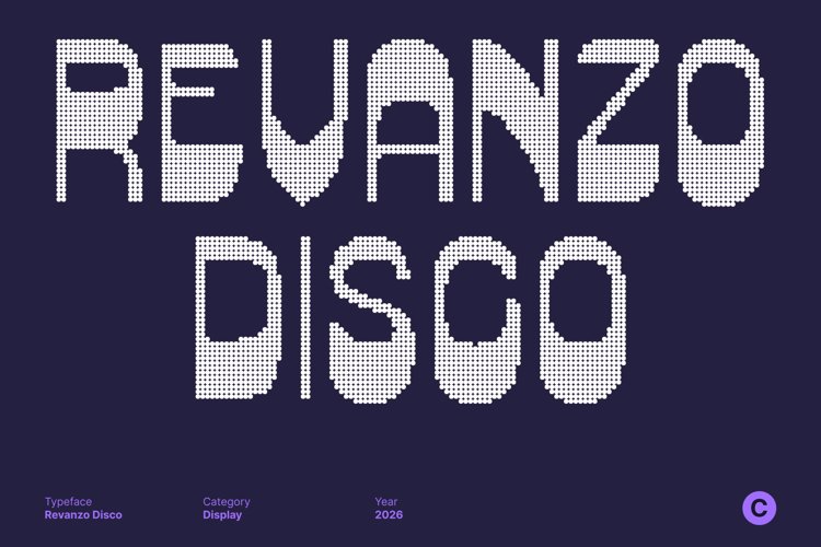 Preview of Revanzo Disco Font