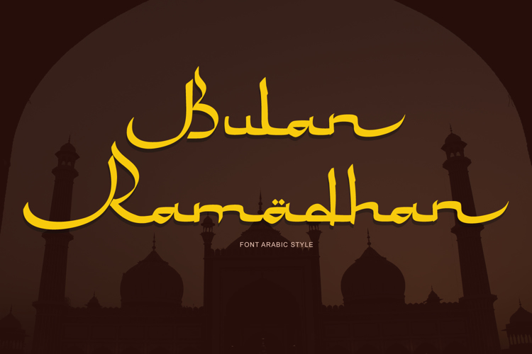 Bulan Ramadhan Font