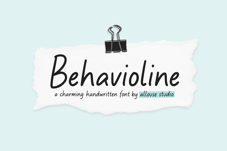 Behavioline Font