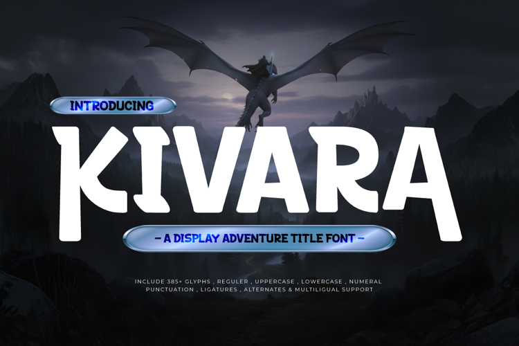 Preview of Kivara - Display Adventure Title Font