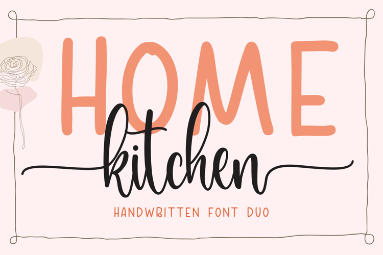 Home Kitchen Sans Thin Font