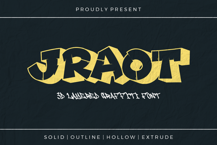 Preview of Jraot Font
