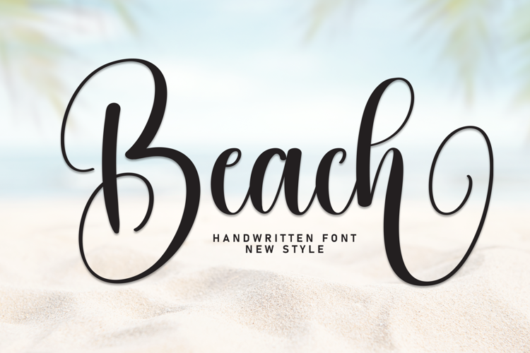 Preview of Beach Font