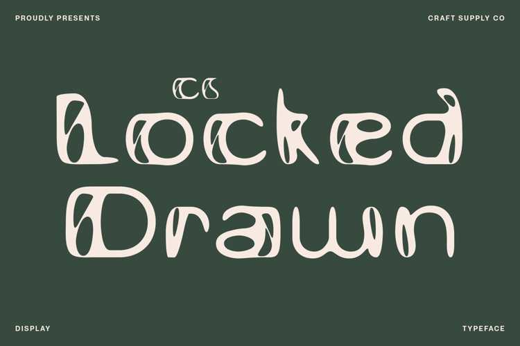 Preview of CS Locked Drawn Font