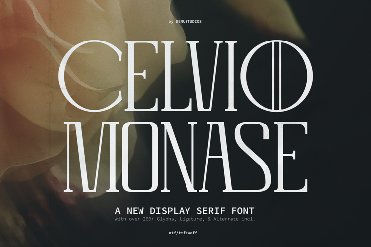Preview of Celvio Monase Font