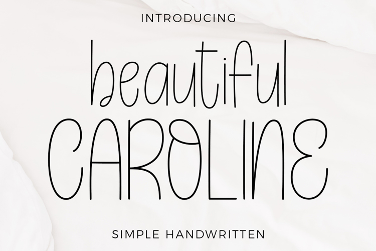 Beautiful Caroline Font